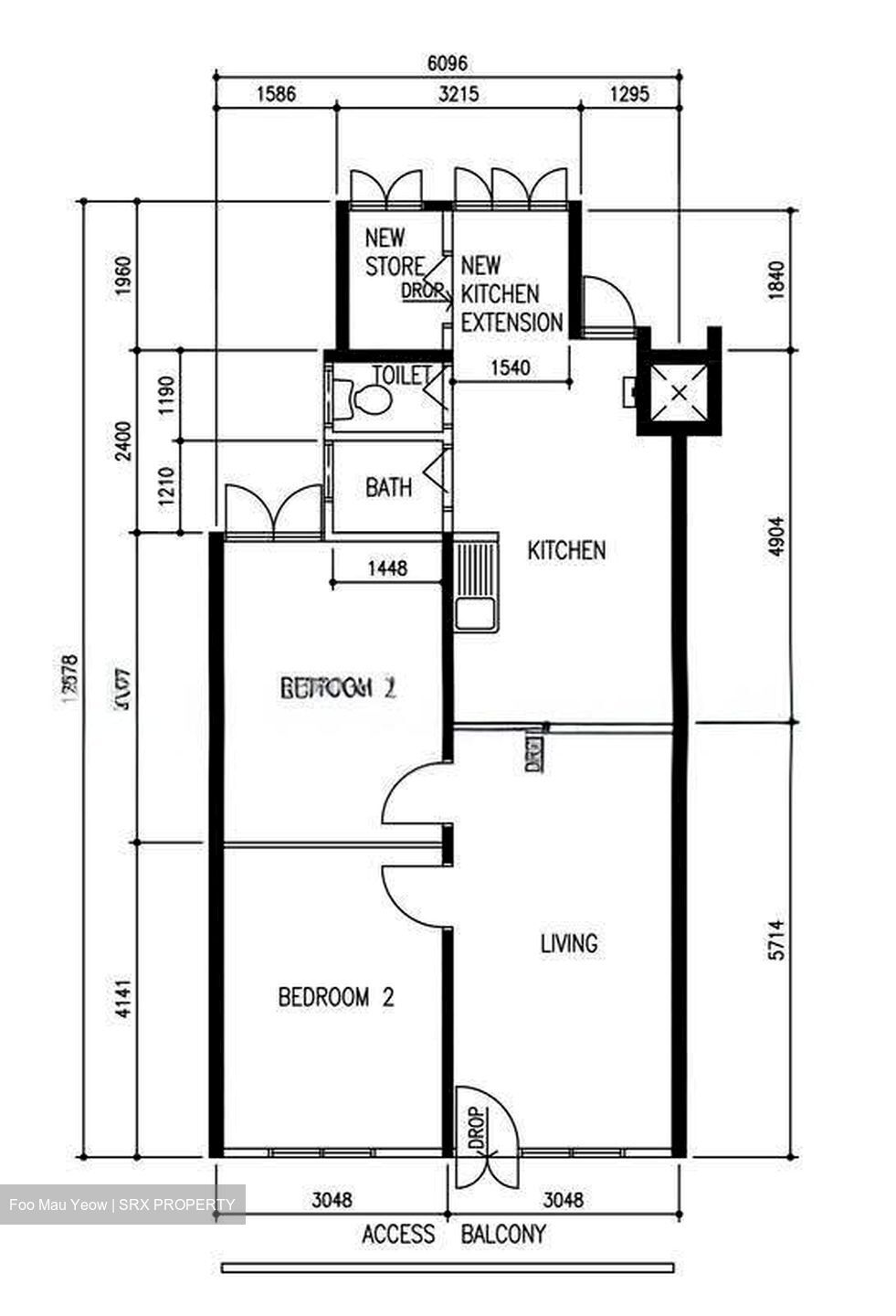 Blk 114 Ho Ching Road (Jurong West), HDB 3 Rooms #613456911